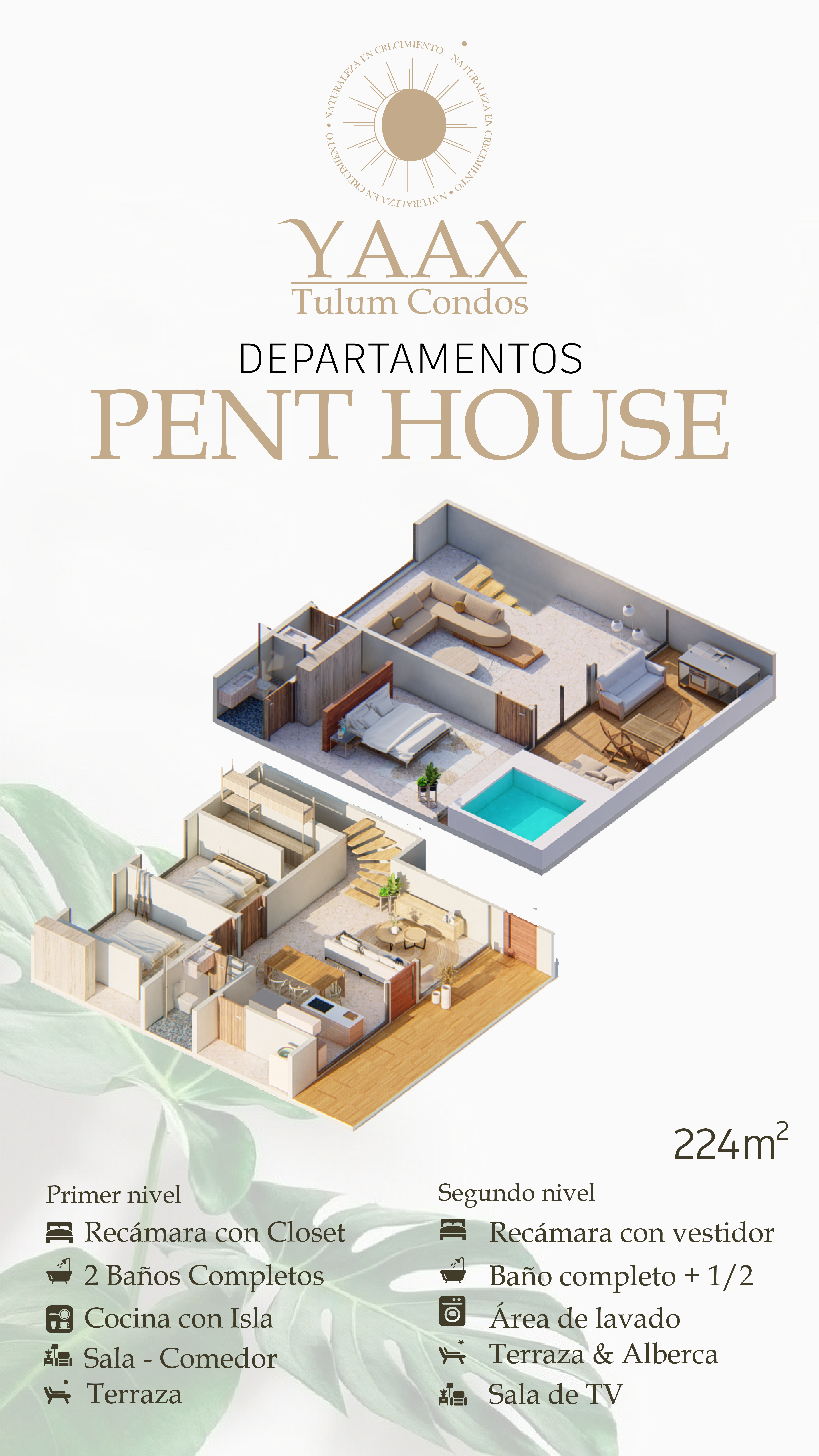 Penthouse en Yaax
